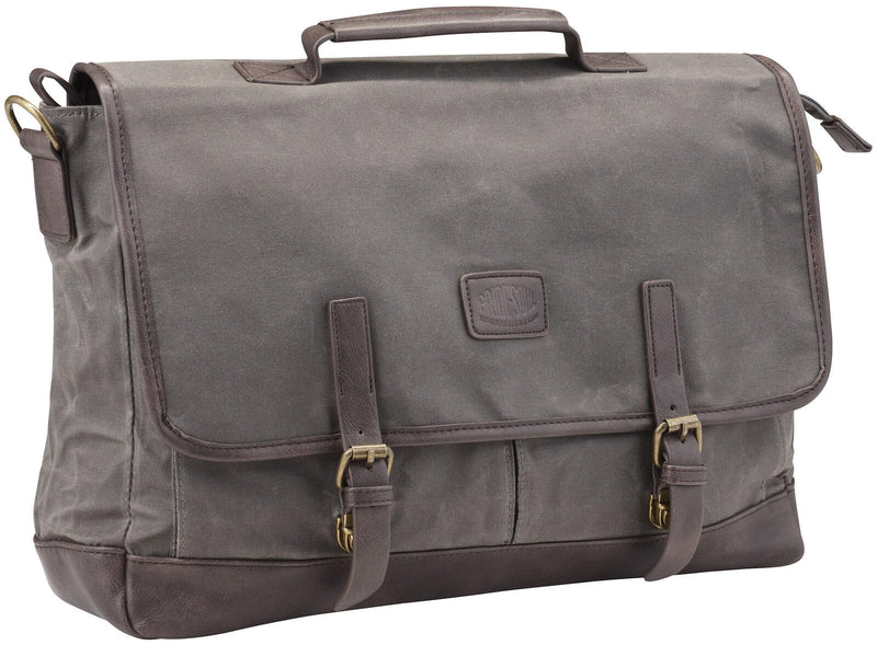 PRIDE & SOUL Aktentasche VEGAS grau-braun bis 38,1 cm (15 Zoll)