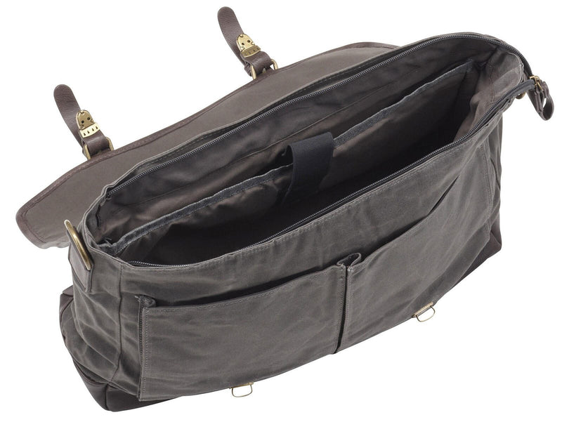PRIDE & SOUL Aktentasche VEGAS grau-braun bis 38,1 cm (15 Zoll)