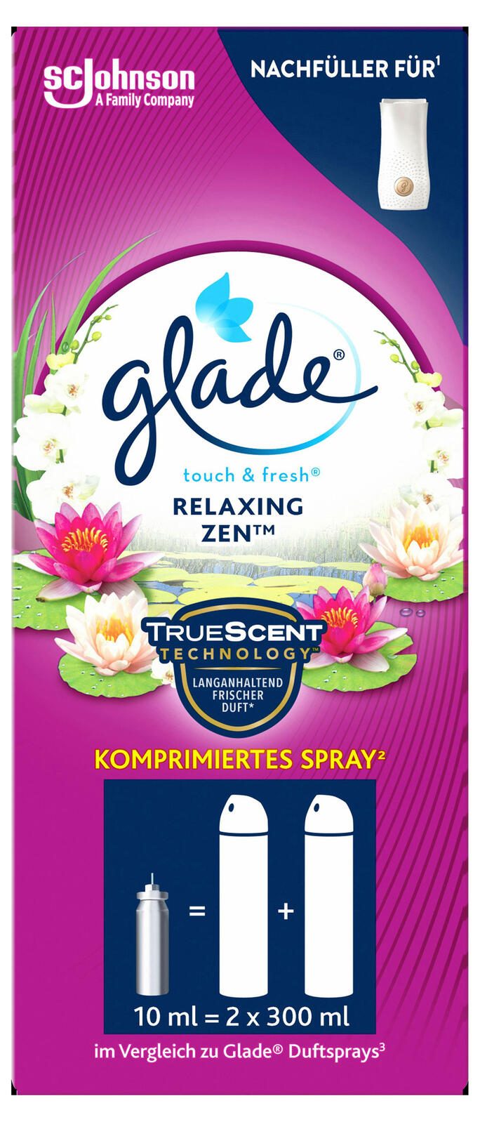 glade Raumduft-Nachfüller RELAXING ZEN 10 ml
