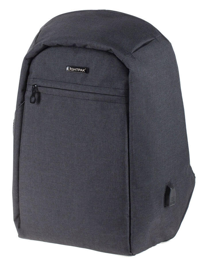 LIGHTPAK Rucksack SAFEPAK anthrazit bis 38,1 cm (15 Zoll)