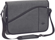 WEDO Laptoptasche Messenger Bag COLLEGE grau bis 39,6 cm (15,6 Zoll)