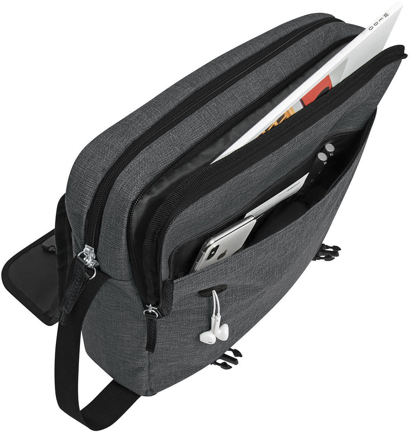 WEDO Laptoptasche Messenger Bag COLLEGE grau bis 39,6 cm (15,6 Zoll)