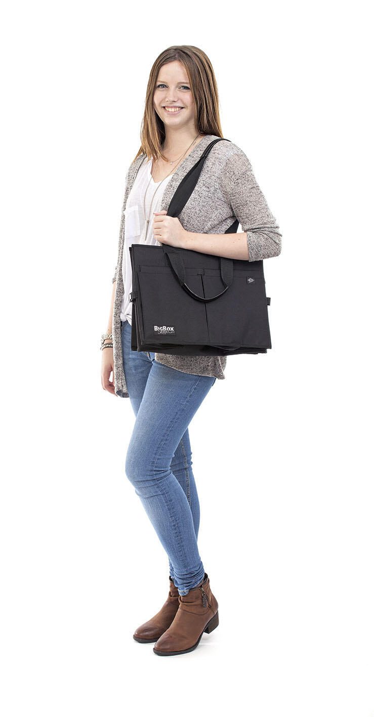 WEDO Einkaufskorb BigBox Shopper XL 60,0 x 40,0 x 30,0 cm schwarz 72,0 l