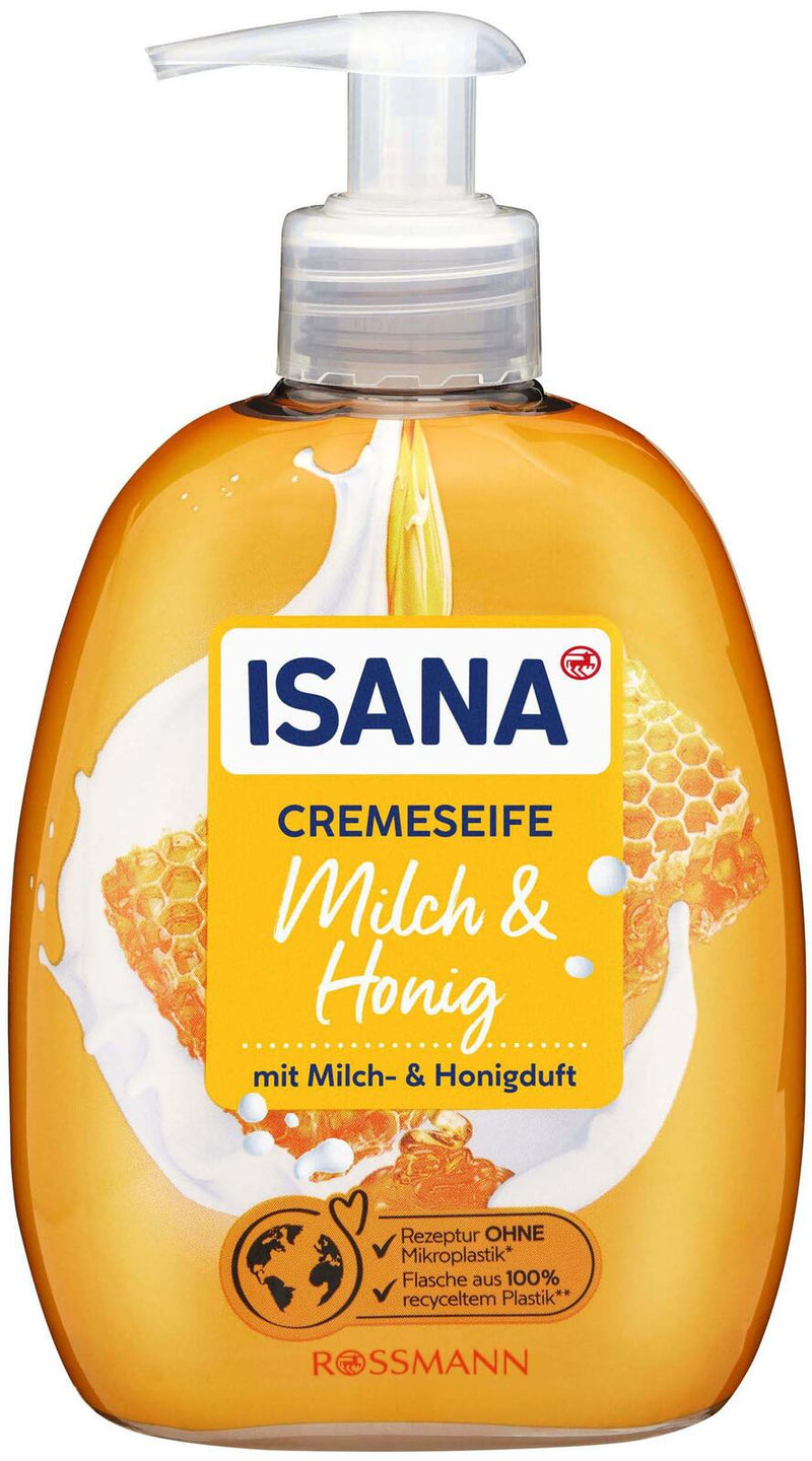 ISANA Milch & Honig Flüssigseife 0,5 l