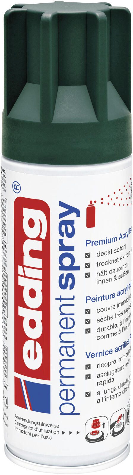 edding Acrylspray Sprühfarbe moosgrün matt