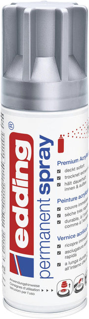 edding Acrylspray Sprühfarbe silber matt
