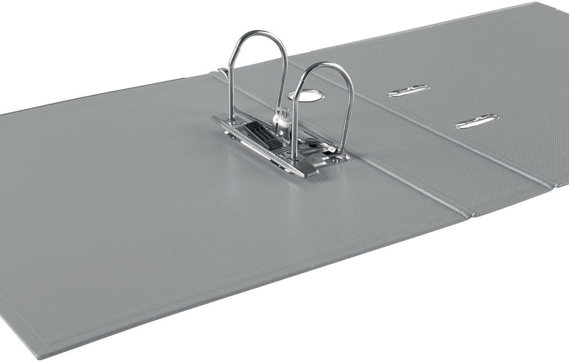 Grüner Balken Ordner Rückenbreite 8 cm DIN A4 Karton schwarz marmoriert