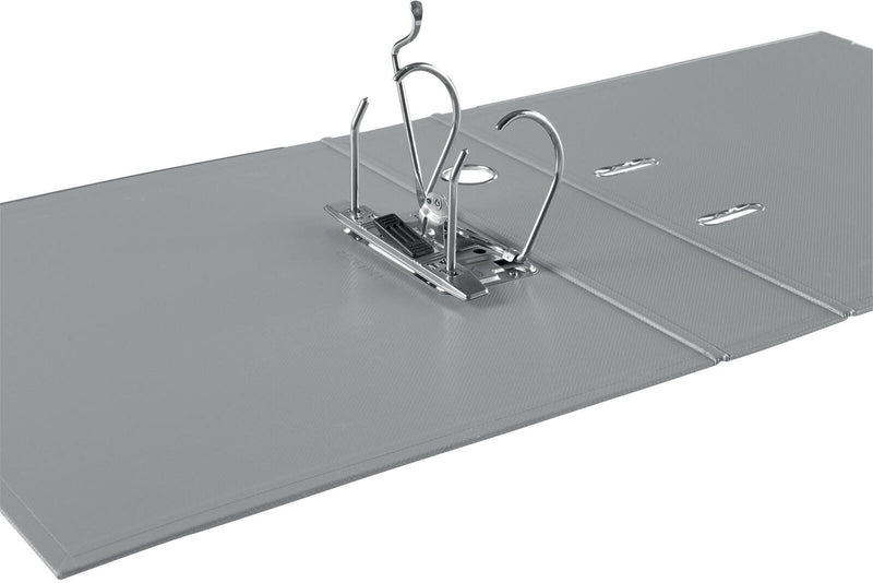 Grüner Balken Ordner Rückenbreite 8 cm DIN A4 Karton schwarz marmoriert