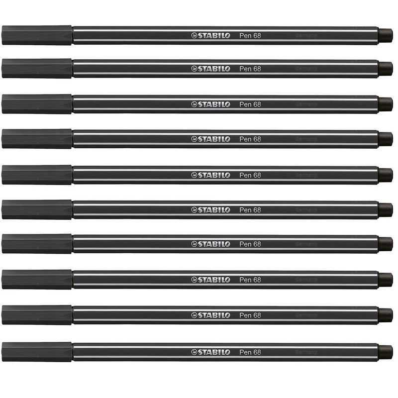 STABILO Filzstifte Pen 68 Schwarz
