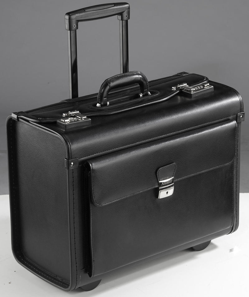 Alassio Pilotenkoffer SILVANA schwarz bis 43,2 cm (17 Zoll)