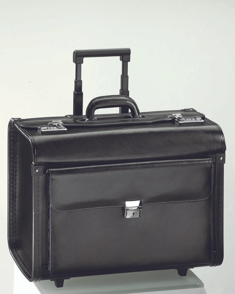 Alassio Pilotenkoffer SILVANA schwarz bis 43,2 cm (17 Zoll)
