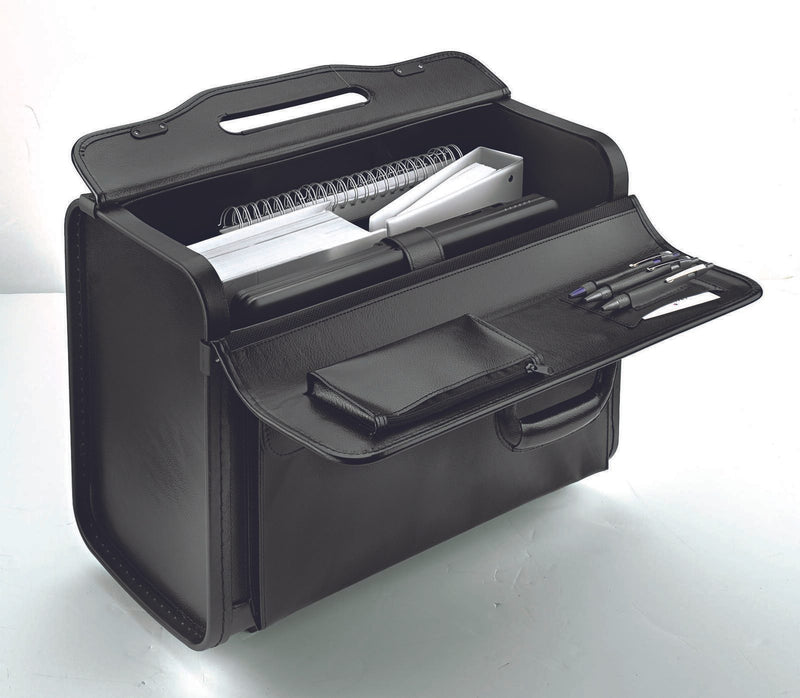 Alassio Pilotenkoffer SILVANA schwarz bis 43,2 cm (17 Zoll)