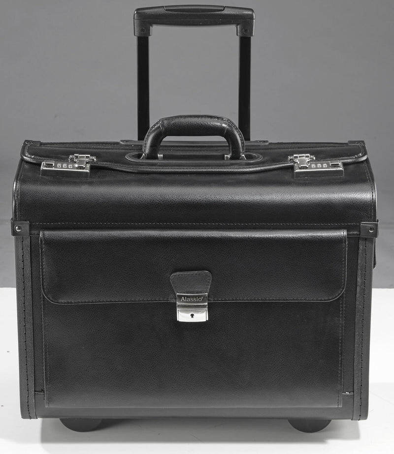 Alassio Pilotenkoffer SILVANA schwarz bis 43,2 cm (17 Zoll)