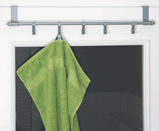 Türgarderobe mit 5 Haken silber