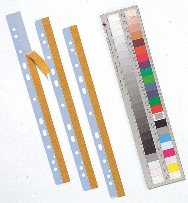 Probeco Heftstreifen, selbstklebend für DIN A4 transparent