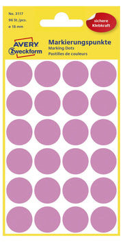 AVERY Zweckform Klebepunkte Ø 18,0 mm rosa