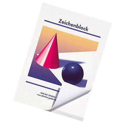 Zeichenblöcke DIN A4 20 Blatt
