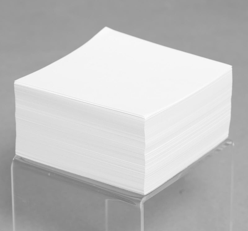 Notizzettel 9.7 cm x 9.7 cm weiß