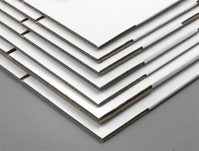 Nestler Wellpapp-Faltkartons 1-wellig weiß 20,0 x 14,0 x 12,0 cm