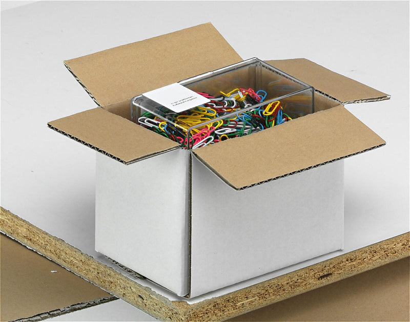 Nestler Wellpapp-Faltkartons 1-wellig weiß 15,0 x 10,0 x 10,0 cm