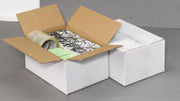 Nestler Wellpapp-Faltkartons 1-wellig weiß 30,5 x 21,5 x 14,0 cm