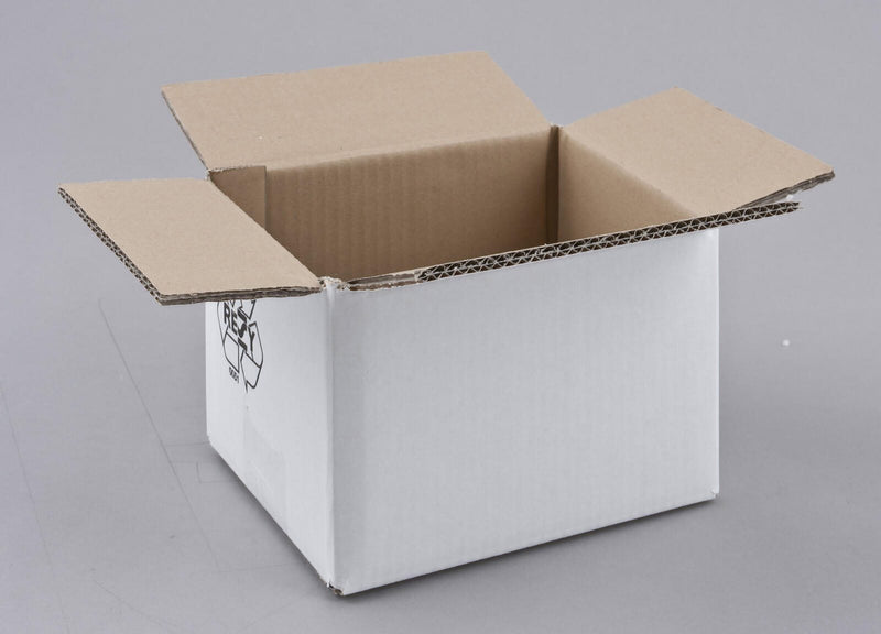 Nestler Wellpapp-Faltkartons 2-wellig weiß 21,0 x 15,0 x 13,0 cm