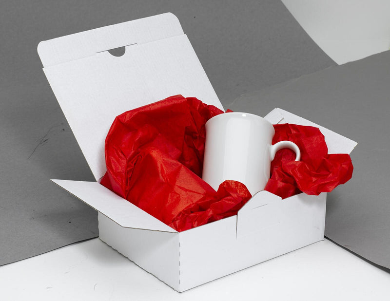 JUNG SCHÖNER VERPACKEN Seidenpapier 50 cm x 75 cm rot