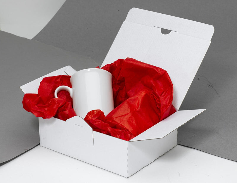JUNG SCHÖNER VERPACKEN Seidenpapier 50 cm x 75 cm rot