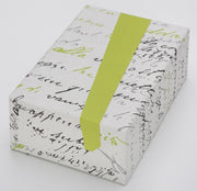 JUNG SCHÖNER VERPACKEN Geschenkpapier 50 cm x 20 m weiß/hellgrün