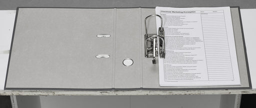 bene Ordner Rückenbreite 8 cm DIN A4 Kunststoff schiefer