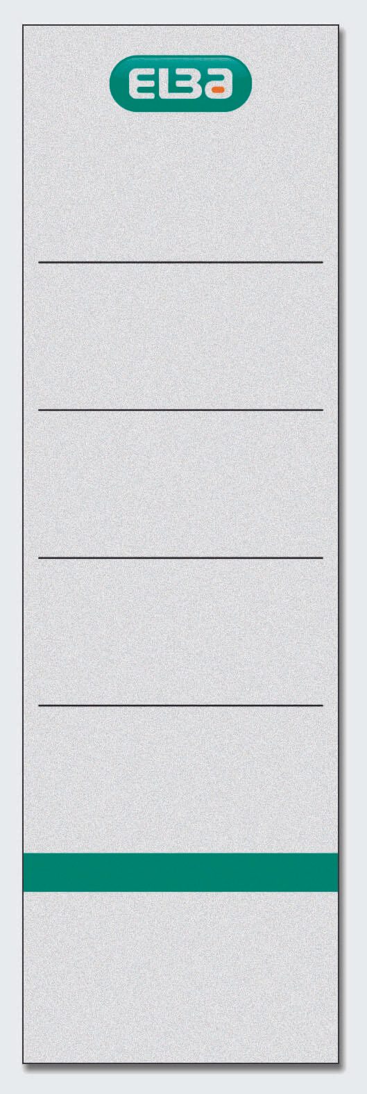ELBA Ordneretiketten für 8 cm Rückenbreite 59,0 x 190,0 mm