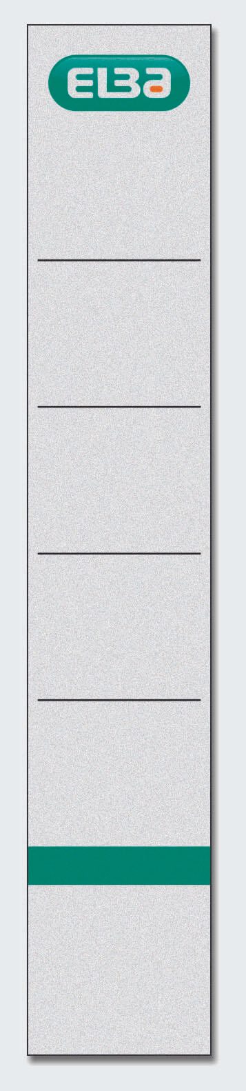 ELBA Ordneretiketten für 5 cm Rückenbreite 34,0 x 190,0 mm