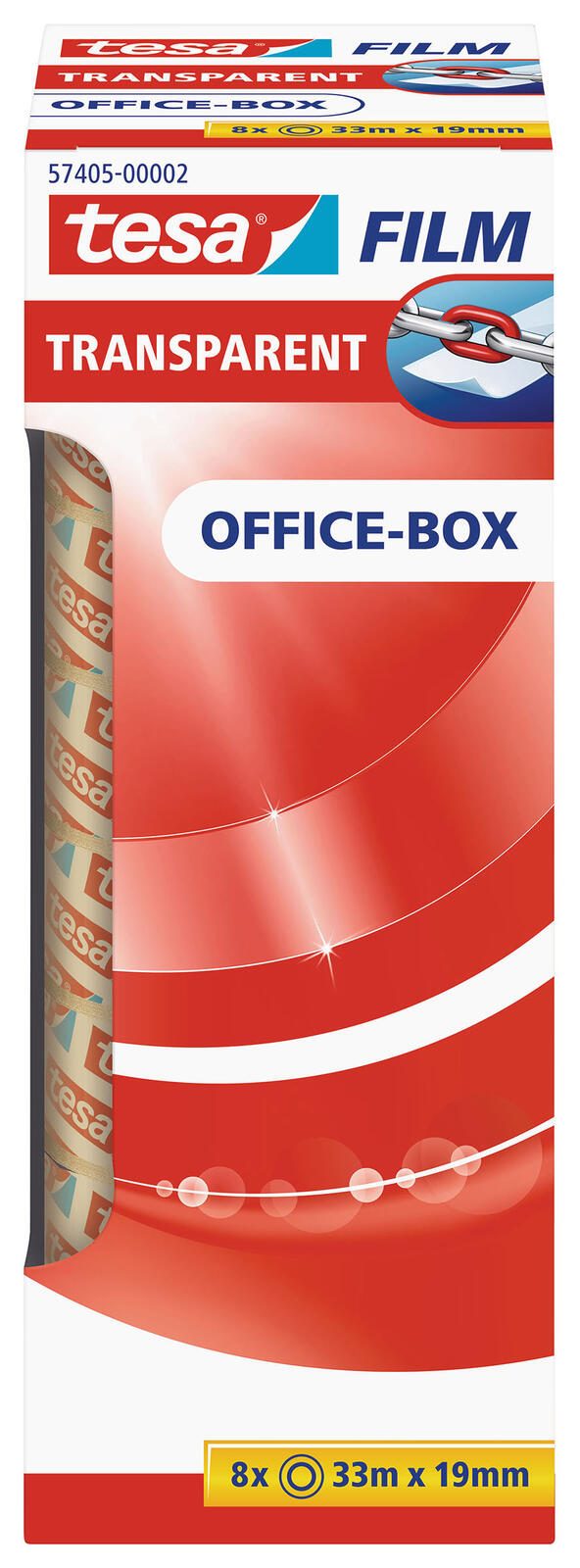 tesa Klebefilm 19 mm x 33 m transparent