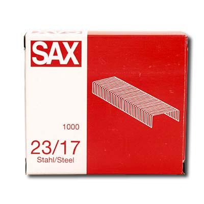 sax design Heftklammern 13 mm 23/17