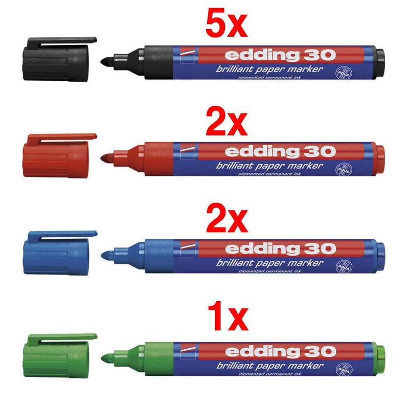 edding Permanentmarker 1.5 - 3.0 mm Mehrfarbig