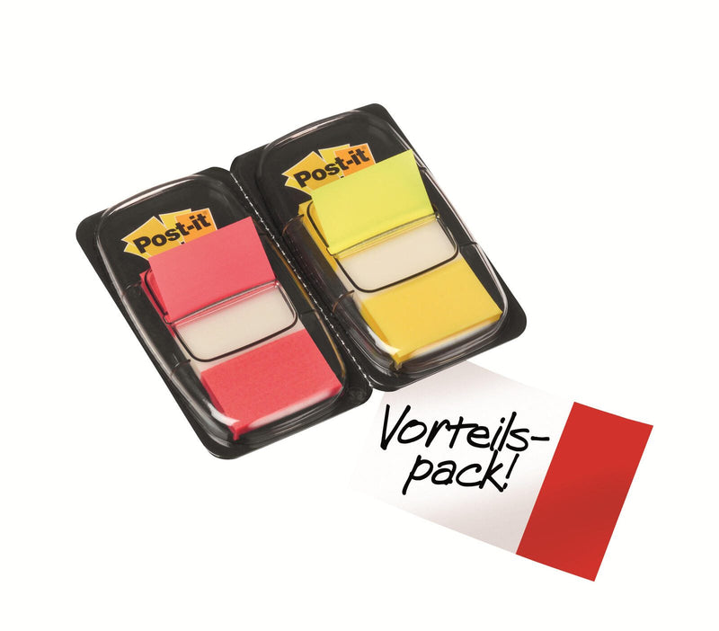 Post-it® Index Haftmarker farbsortiert 4x 50 Streifen + GRATIS 2x Index-Pfeile à 24