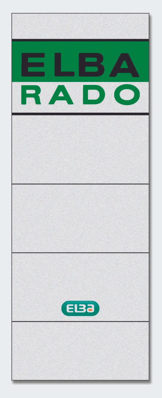 ELBA Ordneretiketten für 7.5 cm Rückenbreite 59,0 x 155,0 mm