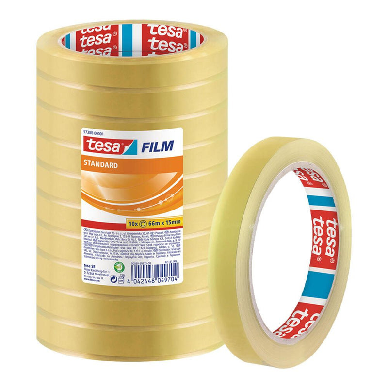 tesa Klebefilm 19 mm x 66 m transparent