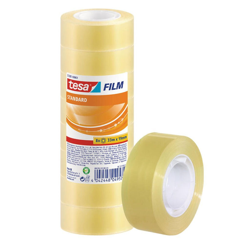 tesa Klebefilm 19 mm x 66 m transparent