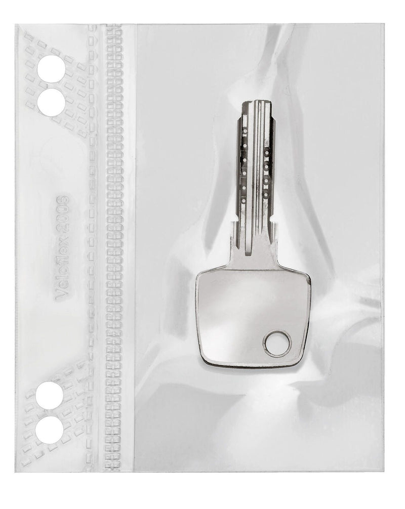 VELOFLEX Heftstreifen, selbstklebend für bis DIN A4 transparent