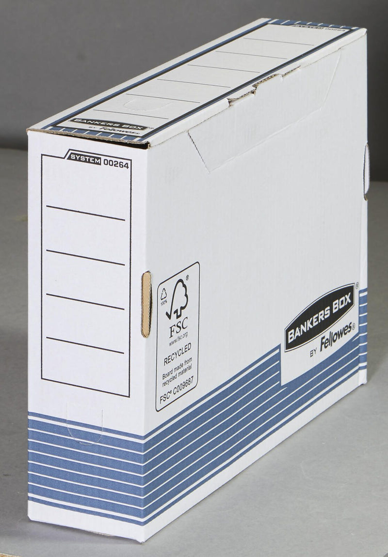 Bankers Box Archivboxen für Ordner 8,0 x 26,5 x 32,7 cm