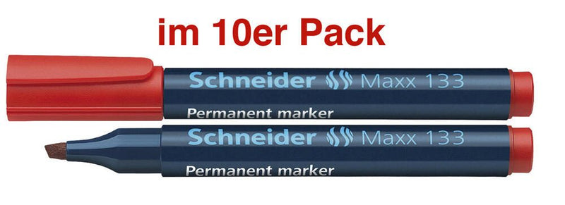 Schneider Permanentmarker 1.0 - 4.0 mm Rot
