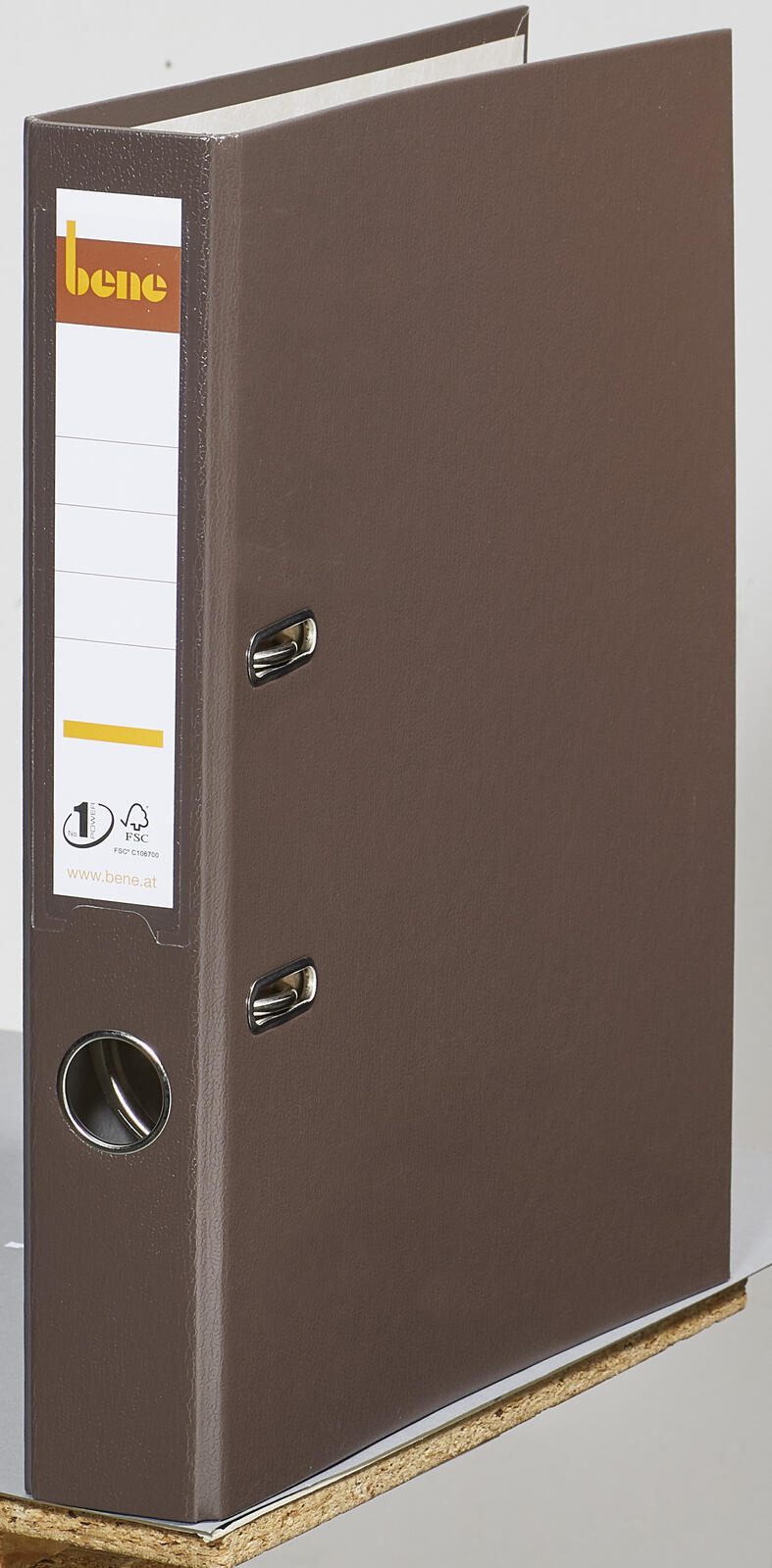 bene Ordner Rückenbreite 5.2 cm DIN A4 Kunststoff braun