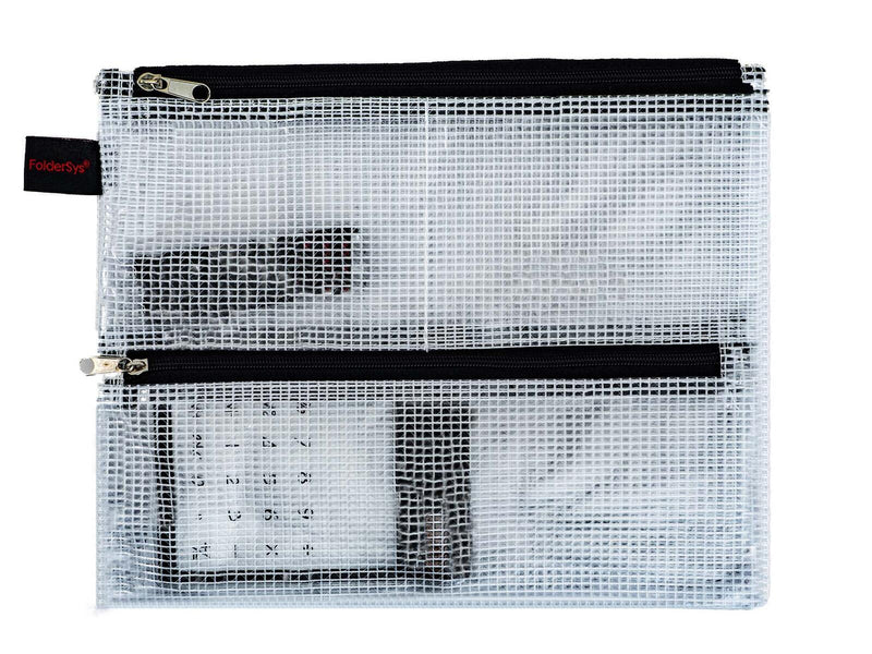 FolderSys Reißverschlussbeutel A5 transparent