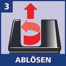 tesa Tischabroller schwarz