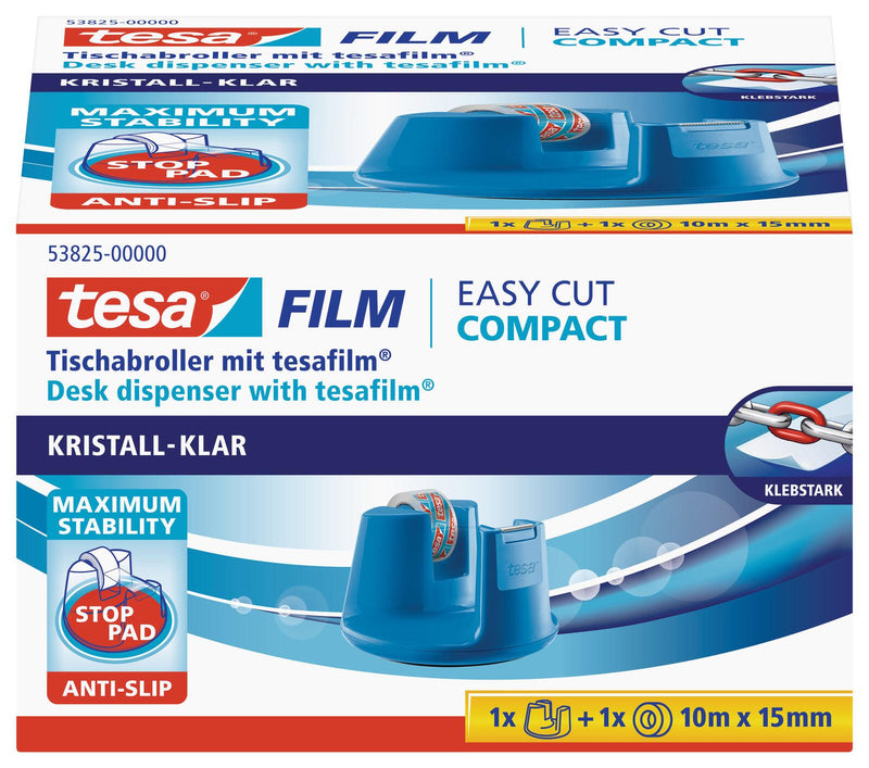 tesa Tischabroller hellblau