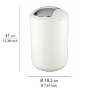 WENKO Kosmetikeimer 6,5 l weiß
