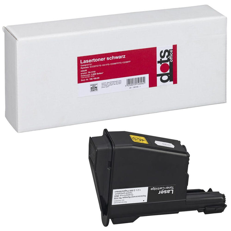 dots Toner kompatibel zu KYOCERA TK-1115 schwarz