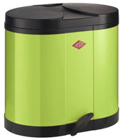 WESCO Mülltrenner 2x 15,0 l limegreen