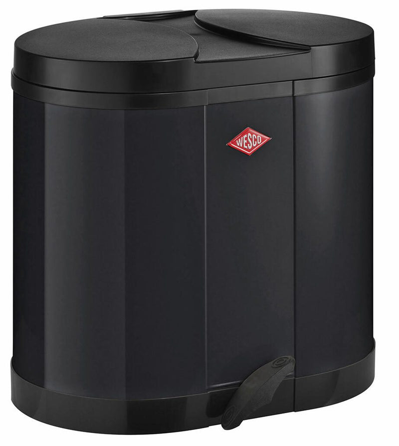 WESCO Mülltrenner 2x 15,0 l schwarz